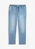 Leichte Regular-Fit Schlupfjeans mit Dehnbund, Straight, bonprix
