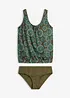 Oversize-Tankini mit breiten Trägern (2-tlg.Set), bonprix