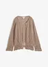 Cardigan ajouré 100% coton, bonprix