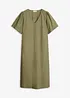 Robe midi tissée en coton, bonprix