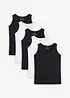 Long-Top aus reiner Baumwolle (5er Pack), bonprix