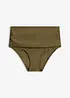 Light Highwaist Shape-Bikinihose mit Raffung, bonprix