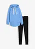 Jogginganzug mit Long-Sweatshirt und Leggings (2-teilig), bonprix