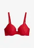Soutien-gorge à coques en dentelle cœurs, bonprix