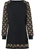 Sweatkleid mit Druck, bonprix