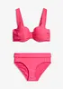 Balconette-Bikini mit gepolsterten Trägern (2-tlg.Set), bonprix