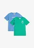T-Shirt aus reiner Bio Baumwolle (2er Pack), bonprix