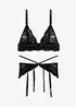 Bustier und Strapsstring Ouvert (2-tlg.Set), bonprix