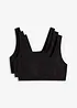 Bustier mit Bio-Baumwolle ​(3er Pack), bonprix