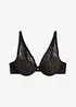 Soutien-gorge à coques et dentelle fine, bonprix