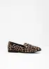 Mocassins au look animalier, bonprix