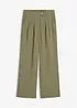 Hose mit dekorativem Knopf aus Viskose-Mix, bonprix