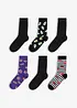 Lot de 6 paires de chaussettes, bonprix
