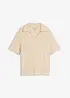 Poloshirt in Strickoptik, bonprix