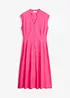 Midikleid aus leichtem Leinen-Mix, bonprix