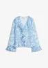 Chemisier en mousseline à volants, bonprix