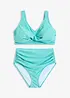 Bikini sculptant (ens. 2 pces) maintien léger, style croisé, bonprix