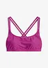 Bustier-Bikinioberteil mit gekreuzten Trägern, bonprix