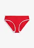 Bikinihose mit weißen Kontrastnähten, bonprix