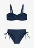 Balconette-Bikini aus glänzendem Material (2-tlg.Set), bonprix