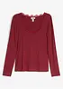Langarmshirt aus softem Viskose-Mix, bonprix