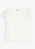 Kurzes Spitzenshirt, bonprix