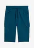 Long-Sweat-Cargobermuda aus reiner Baumwolle, bonprix