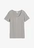 Henleyshirt aus reiner Bio-Baumwolle, bonprix