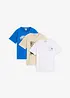 Lot de 3 T-shirts 100% coton, bonprix