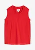 Top sans manches en viscose mélangée, bonprix