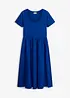 Jerseykleid mit Kurzarm und Taschen im Materialmix, bonprix