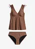 Tankini aus glitzerndem Material (2-tlg.Set), bonprix