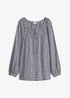 Blouse à carreaux en seersucker, bonprix