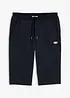 Bermuda sweat long à taille élastiquée, aspect denim, bonprix