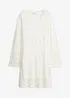 Robe en crochet à manches trompette, bonprix