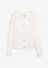 Kurze Ajour-Strickjacke, bonprix