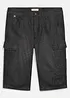 Bermuda long poches cargo en denim léger, coupe loose, bonprix