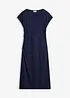 Midikleid mit geraffter Taille, bonprix