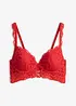 Soutien-gorge push-up en dentelle douce, bonprix