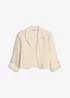 Blusenjacke aus Leinenmix, bonprix