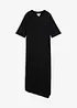 Shirtkleid mit asymmetrischem Saum aus Modal-Mix, bonprix