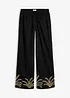 Palazzo-Hose mit Stickerei, bonprix