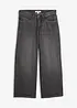 Wide-Leg-Jeans Mid Waist, Bequembund, bonprix