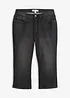 Slim Jeans, Mid Waist, Capri, bonprix