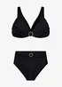 Bustier-Bikini mit Ringdetail (2-tlg.Set), bonprix
