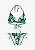 Triangel Bikini + Pareo aus Badeware (3-tlg.Set), bonprix