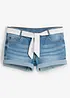 Stretch-Jeans-Shorts mit Gürtel, bonprix