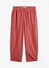 Pantalon 3/4 aérien en lin mélangé, bonprix