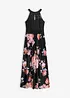 Maxikleid mit Blumen-Print und Spitze, bonprix