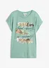 T-Shirt mit Glitzerdruck, bonprix